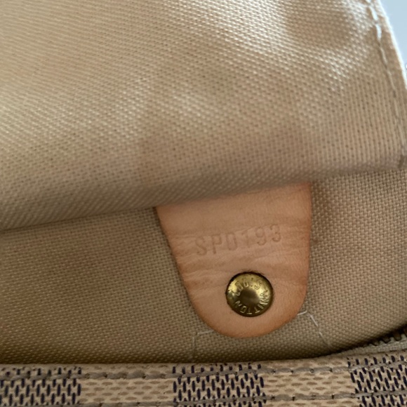 LOUIS VUTTON SPEEDY BANDOULIERE AZUR 30STRAP 🔐 WITH DUST BAG & MATCH WALLET - Picture 13 of 14